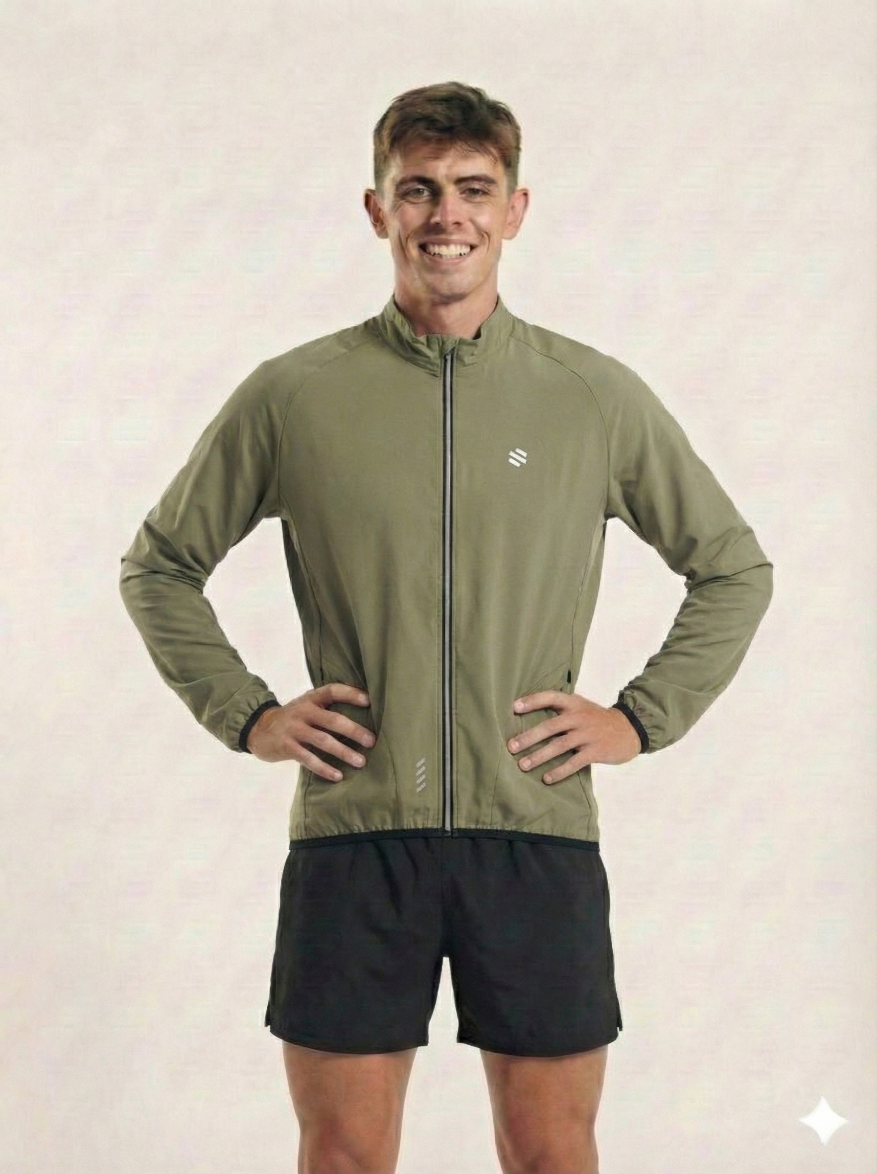 Chamarra verde militar